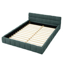 Modern Platform Bed Frame With Thick Fabric HouseOfZazla