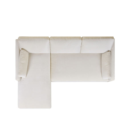 Knox - Modern Farmhouse Reversible Chaise Sectional Sofa HouseOfZazla