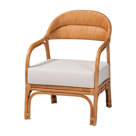 Honey Rattan Accent Chair HouseOfZazla