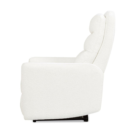 Bloomy - High Back Power Recliner Motion Chair - Chiffon White HouseOfZazla