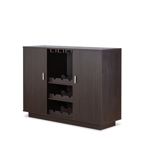 Hazen Wine Cabinet II - Espresso HouseOfZazla