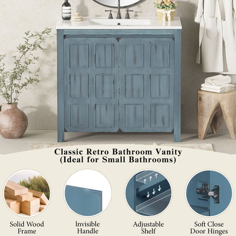Bathroom Vanity Organizer With Sink, Combo Cabinet Set, Bathroom Storage Cabinet HouseOfZazla