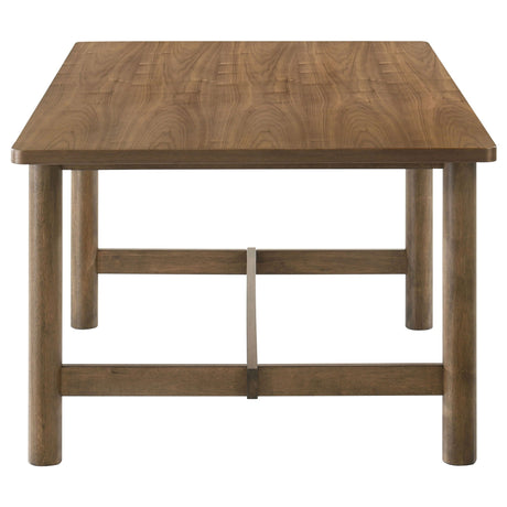Graham - 7 Piece Rectangular Dining Table Set - Walnut HouseOfZazla