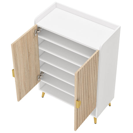 Shoe Cabinet With Doors, 7 Tier Storage Organizer HouseOfZazla