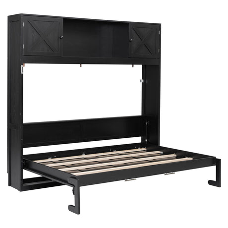 Murphy Bed With Storage Cabinets HouseOfZazla