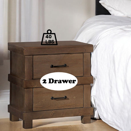 Adams Antique Nightstand - Oak HouseOfZazla
