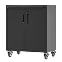 Heavy Duty Metal Garage Storage Cabinet With Wheels Sturdy Tool Organizer HouseOfZazla