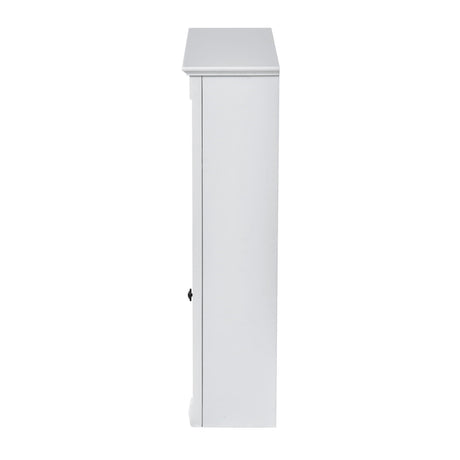 Wall Mounted Bathroom Storage Cabinet With Mirror, Medicine Cabinet With Height Adjustable Shelf HouseOfZazla