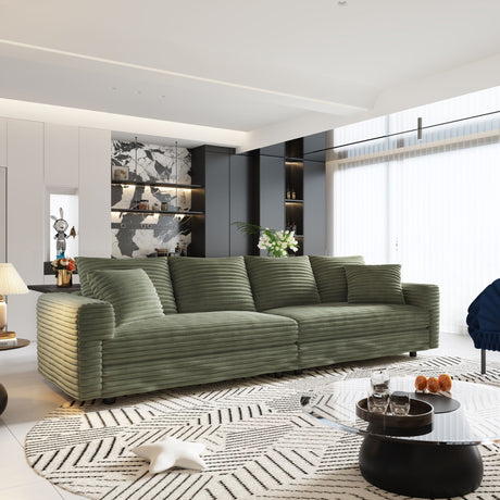Modern Comfy Upholstered Sofa Cloud Couch & Deep Seat Couches HouseOfZazla