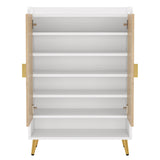 Shoe Cabinet With Doors, 7 Tier Storage Organizer