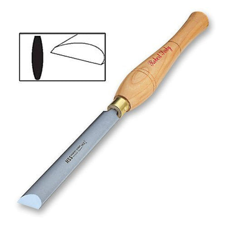 1-1/4 Robert Sorby #809H Oval Skew Chisel by Sorby - WoodArtSupply