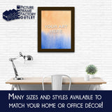 (1) -20x28-1.25" Flat Espresso Profile - Puzzle Frame - Hanging Hardware and Plexiglass Included PictureFrameFactoryOutlet