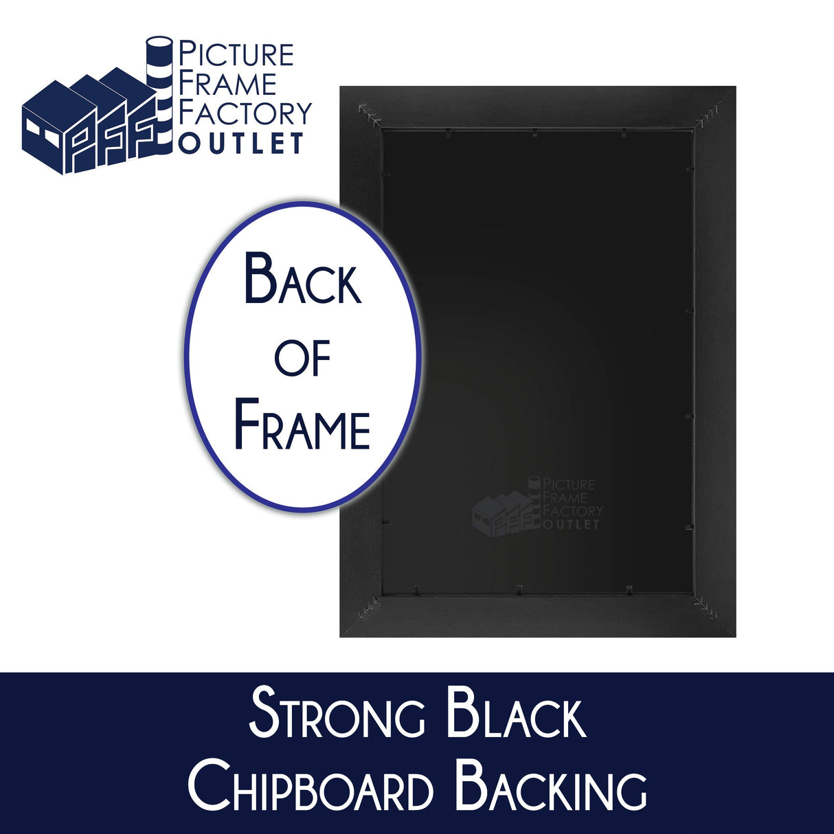 (1) -22x28-1.25" Flat Black Profile - Puzzle Frame - Hanging Hardware and Plexiglass Included PictureFrameFactoryOutlet