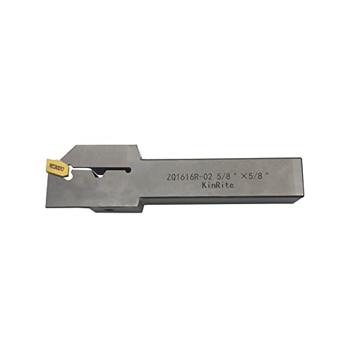 1/2" 3/8" 5/8" 3/4" Indexable Lathe Grooving Parting Holder with 10 Pieces GTN- SP200 SP300 Heavy Duty Nickel Plated ZQ Right -Hand Cut Off Tool KinRite