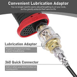 1/2 Inch Air Impact Wrench, Max Torque 1560 ft-lbs, lightweight 4.4 lb Design, Air Impact Gun Includes 11 Pcs CR-V Steel Impact Socket Set and XIIW
