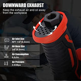 1/2 Inch Air Impact Wrench, Max Torque 1560 ft-lbs, lightweight 4.4 lb Design, Air Impact Gun Includes 11 Pcs CR-V Steel Impact Socket Set and XIIW