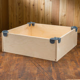 1/2'' Rockler Clamp It Clips (4 Pack, Dark Gray) - Corner Clamp It Clips Holds Panels at 900 Angle - Polypropylene Adjustable Angle Clamp Clips Won’t ROCKLER