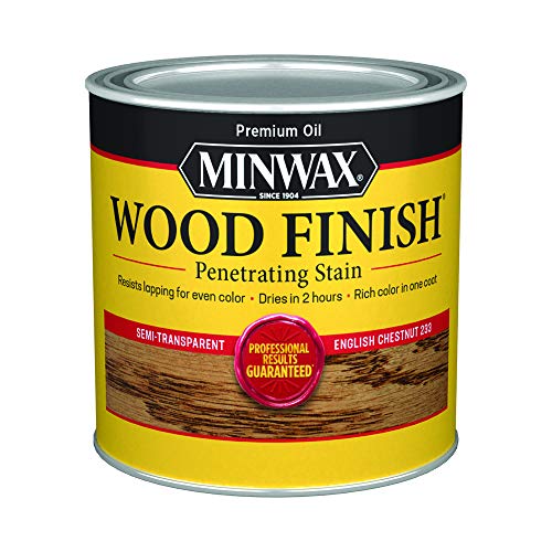 1/2 pt Minwax 22330 English Chestnut Wood Finish Oil-Based Wood Stain Minwax