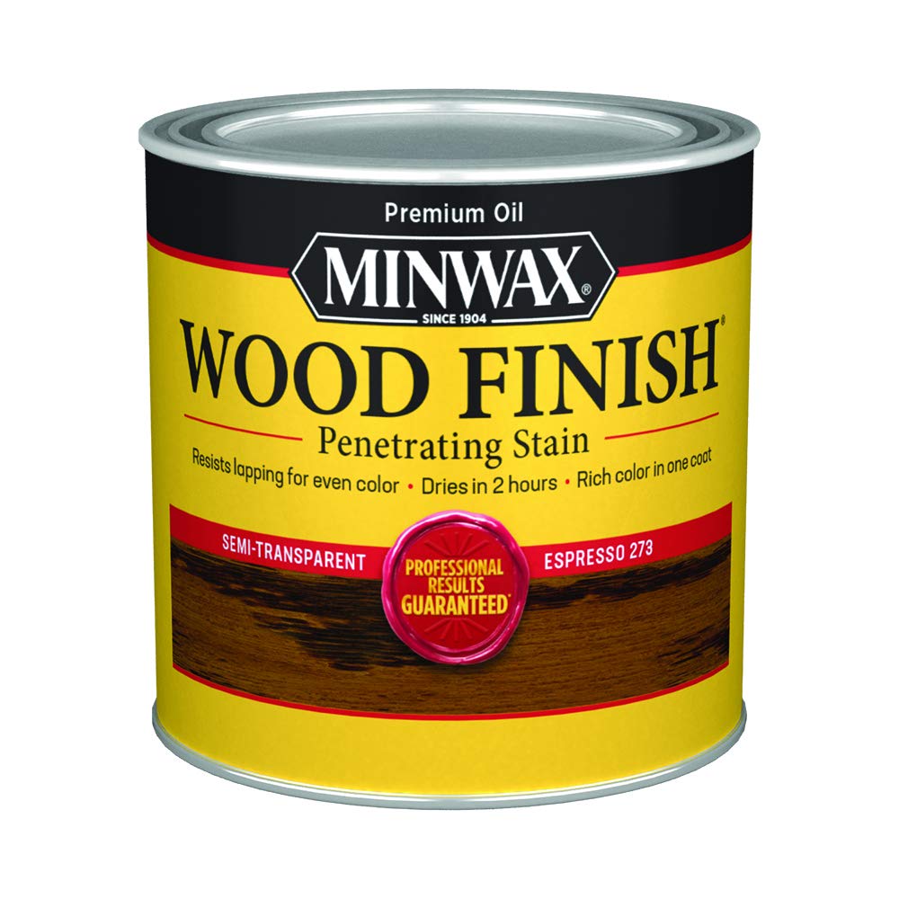 1/2 pt Minwax 273 Espresso Wood Finish Oil-Based Wood Stain Minwax