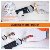 1/2" x 18"Air Belt Sander, Mini Belt Sander for Woodworking/Metal Working Handheld All Angle Grinder Belt Sander with 3 Belts (36/40/60#) Industrial - WoodArtSupply