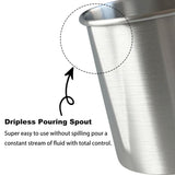 1.2L Candle Making Pouring Pot Wax Pitcher Wax Pouring Pot Candle Making Pitcher with Heat-Resistant Handle and Dripless Pouring Spout Design with Candle Jars, Wicks, Stickers and Wicks Holders Phinicco