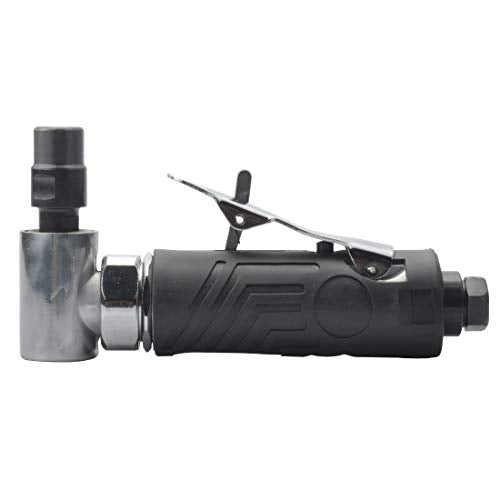 1/4-Inches angle air die grinder with rubber sleeve, mini air angle die grinder, pneumatic angle die grinder, 90 degree angled air die grinder, edge PROSHI