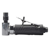 1/4-Inches angle air die grinder with rubber sleeve, mini air angle die grinder, pneumatic angle die grinder, 90 degree angled air die grinder, edge PROSHI