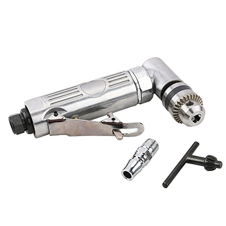 1/4'' 90 Degree Air Drill Pneumatic Drill Right Angle Drill Pneumatic Pistol Drill Pneumatic Drill Tool Power Screwdriver Drill WoodArtSupply