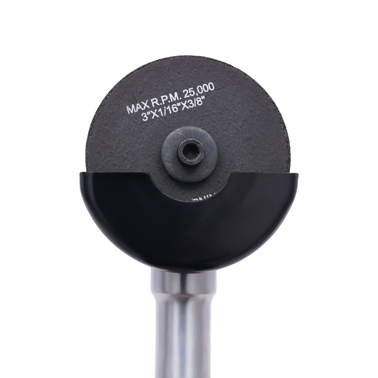 1/4" Air Inlet Long Handle Air Angle Grinder Polisher with 180 Degree Metal Safety Cover, 90 Ps Air Cutter Grinding Tool or Polishing Cut Off Metal LEYSRIS