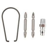 1/4" Air Straight Pneumatic Screwdriver,1000RPM Mini Handhold Pneumatic Screwdriver Kit,Industrial Screw Driver Tool Jectse