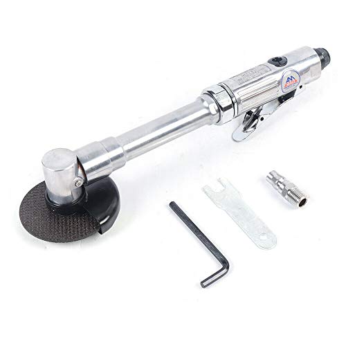 1/4" Pneumatic Angle Grinder Air Cutting Machine Long Handle Air Angle Grinding Cutter Sander Tool 90PSI 18000RPM DNYSYSJ
