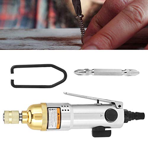 1/4'' Pneumatic Screwdriver,Positive And Negative Rotation Air Screwdriver,9000Rpm Pneumatic Air Screwdriver,Stepless Speed Regulation And High Liccx