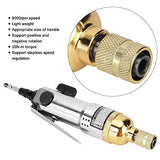 1/4'' Pneumatic Screwdriver,Positive And Negative Rotation Air Screwdriver,9000Rpm Pneumatic Air Screwdriver,Stepless Speed Regulation And High Liccx