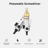 1/4'' Pneumatic Screwdriver,Positive And Negative Rotation Air Screwdriver,9000Rpm Pneumatic Air Screwdriver,Stepless Speed Regulation And High Liccx
