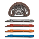 1/4" Sanding Detailer Coarse Grit Kit for Wood Working, Model Building, 3D Printing, Detail Sanding SANDING DETAILER