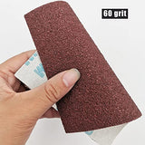 1/4 Sheet Sandpaper 4.5 x 5.5 Inch, Wet Dry Sand Paper, 30Pcs Sanding Sheets for Palm Sanders Hand Sanding Blocks on Woodworking, Metal, Primers, YGFRSTO