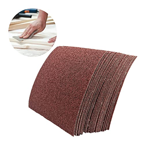 1/4 Sheet Sandpaper 4.5 x 5.5 Inch, Wet Dry Sand Paper, 30Pcs Sanding Sheets for Palm Sanders Hand Sanding Blocks on Woodworking, Metal, Primers, YGFRSTO