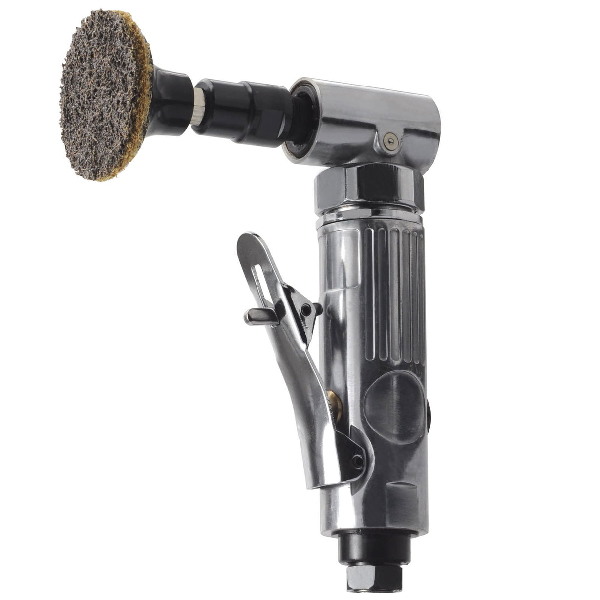 1/4" air die grinder with 20 pcs sanding discs, right angle, ergonomic grip, polished angle pneumatic die grinder, air die grinder kit PROSHI