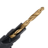 1/4 inch Hex Shank Countersink Drill Bit Power Tools Accessories for Plastic Metal Woodworking Tool by Power Drill 4Pcs/Set #6#8#10#12 (Gold) - WoodArtSupply