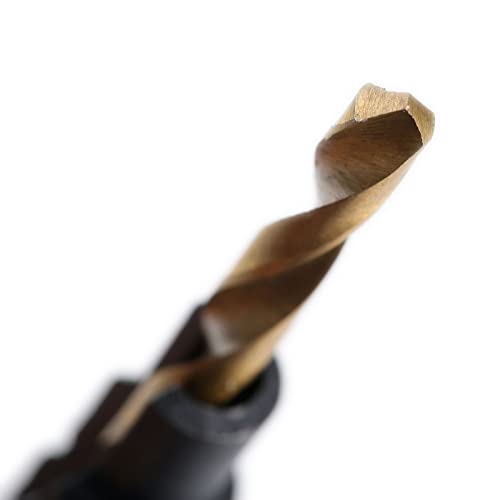 1/4 inch Hex Shank Countersink Drill Bit Power Tools Accessories for Plastic Metal Woodworking Tool by Power Drill 4Pcs/Set #6#8#10#12 (Gold) - WoodArtSupply