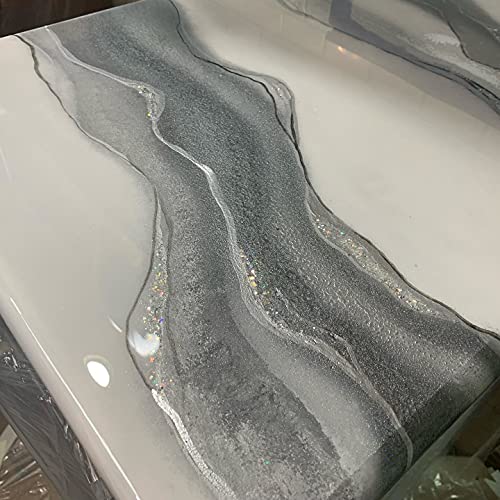 1/8” Square Notch Trowel for Epoxy, Masonry, Tile, and More! Lightweight Hand Trowel is Reusable and Easy to Clean for Epoxy Projects and Home Stone Coat Countertops