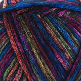 1 Ball YarnArt Melody Variegated, Chainette Yarn, Shiny Metallic Sheen Yarn for Knitting, Crochet, Embroidery, 100 grams (3.5 oz), 230 meters (251 yards), 70% Polyamide 21% Acrylic 9% Wool Blend (901) YarnArt