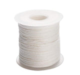 1 Roll 200Feet(61M) Organic Cotton DIY Natural Candle Braided Wicks Twine String Spools Rope for Candle DIY and Candle Making SYBL