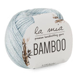 1 Skein La Mia Bamboo, 100% Bamboo, Each 1.76 Oz (50g) / 125 Yrds (115 m), 3 : Light-Dk, Blue L069 La Mia