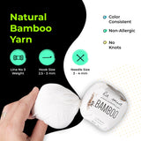 1 Skein La Mia Bamboo, 100% Bamboo, Each 1.76 Oz (50g) / 125 Yrds (115 m), 3 : Light-Dk, Blue L069 La Mia