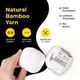 1 Skein La Mia Bamboo, 100% Bamboo, Each 1.76 Oz (50g) / 125 Yrds (115 m), 3 : Light-Dk, Blue L069 La Mia