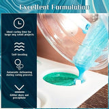 1.2 Gallons Epoxy Resin Kit -Crystal Clear Resin and Hardener Resin Epoxy kit,No Yellowing, No Bubbles Casting Resin Perfect for Jewelry Making Molds DPYRUI