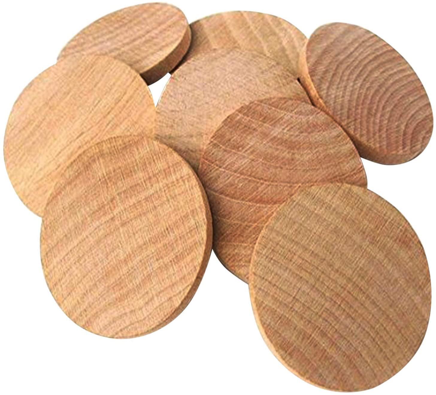 1.5 Inch Natural Wood Slices Unfinished round Wood Coins for DIY Arts & Crafts Projects, 200 per Pack WoodArtSupply