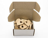 1.5 Inch Wood Hearts for Crafts, Unfinished Wooden Heart Cutout Shape, Wooden Hearts (1.54 Inch Width x 1.5 Inch Height x 0.2 Inch Thickness) - 30 AVK Mosaic