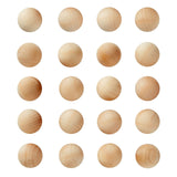 1.5 Inch Wooden Balls for Crafts, Unfinished Round Wood Spheres for DIY Projects (20 Pack) Juvale